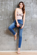 (OPEN PACK) Mid Rise Destructed Skinny Jeans WEP3527