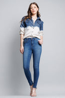 (PRE PACK) High Rise Classic Ankle Skinny Jeans EP3105