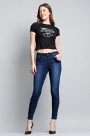 (PRE PACK) Mid Rise Push Up Ankle Skinny Jeans EP3106