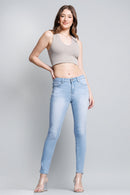 (OPEN PACK) Mid Rise Push Up Ankle Skinny Jeans WEP3106