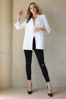 (PRE PACK) 2 Button Waist Band Ankle Skinny Jeans EP3492