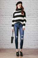 (OPEN PACK) High Rise Destructed Skinny Jeans WEP3529