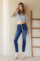 (OPEN PACK) Mid Rise Push Up Ankle Skinny Jeans WEP3532