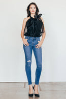 (OPEN PACK) Destructed Ankle Skinny Jeans WEP3543