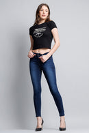 (OPEN PACK) Mid Rise Push Up Ankle Skinny Jeans WEP3106
