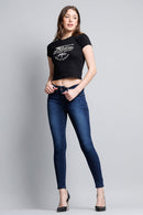 (PRE PACK) Mid Rise Push Up Ankle Skinny Jeans EP3106