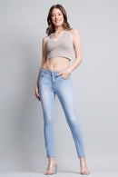 (PRE PACK) Mid Rise Push Up Ankle Skinny Jeans EP3106