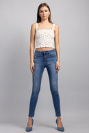 (OPEN PACK) Mid Rise Push Up Ankle Skinny Jeans WEP3106