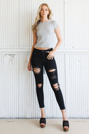 (PRE PACK) High Rise Ankle Skinny Jeans in Faded Wash EP3411