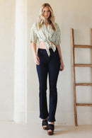 (OPEN PACK) High Rise Classic Bootcut Jeans WEP3458