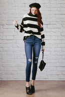 (OPEN PACK) High Rise Destructed Skinny Jeans WEP3529