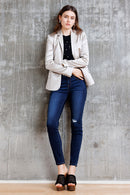 (OPEN PACK) Mid Rise Destructed Skinny Jeans WEP3533