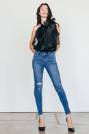 (OPEN PACK) Destructed Ankle Skinny Jeans WEP3543