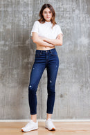 (OPEN PACK) High Rise Destructed Ankle Skinny Jeans WEP3534