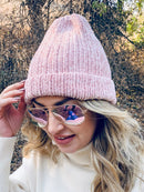 WOMEN'S RIBBED BEANIE