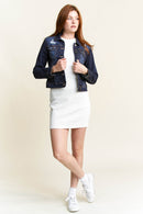 (PRE PACK) Destructed Classic Denim Jacket EJ2051