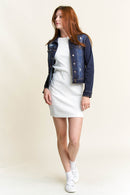 (PRE PACK) Destructed Classic Denim Jacket EJ2051