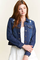 (PRE PACK) Classic Destructed Denim Jacket EJ2053