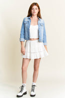 (PRE PACK) Classic Destructed Denim Jacket EJ2053