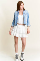 (PRE PACK) Classic Destructed Denim Jacket EJ2053