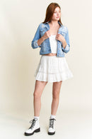 (PRE PACK) Classic Destructed Denim Jacket EJ2053