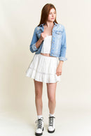 (PRE PACK) Classic Destructed Denim Jacket EJ2053