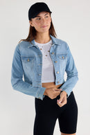 (PRE PACK) Basic Crop Denim Jacket EJ2056