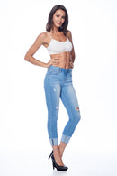 (OPEN PACK) Cuffed Ankle Grazer Skinny Jeans WEP3073