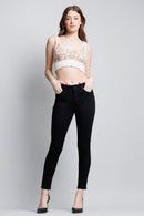 (OPEN PACK) Mid Rise Push Up Ankle Skinny Jeans WEP3106