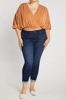 (PRE PACK) Plus size Mid Rise Push Up Ankle Skinny Jeans EP3424XL