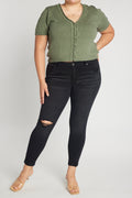 (PRE PACK) Plus size Destructed Ankle Skinny Jeans EP3465XL