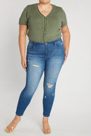 (PRE PACK) Plus size Destructed Push Up Skinny Jeans EP3488XL