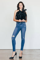 (OPEN PACK) Destructed Ankle Skinny Jeans WEP3543