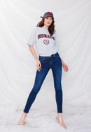 (OPEN PACK) Mid Rise Skinny Jeans with Contrast Stitch WEP3561