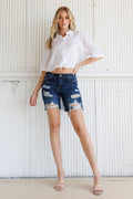 (PRE PACK) Destructed Bermuda Denim Shorts ESP3399