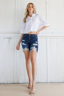 (PRE PACK) Destructed Bermuda Denim Shorts ESP3399