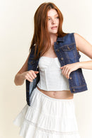 (PRE PACK) Non-Destructed Regular Fit Denim Vest EV5009