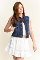 (PRE PACK) Non-Destructed Regular Fit Denim Vest EV5009