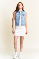 (PRE PACK) Destructed Regular Fit Denim Vest EV5010