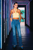 (OPEN PACK) High Rise Patch Pocket Bootcut XP7002