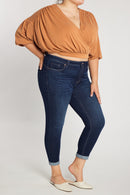 (PRE PACK) Plus size Mid Rise Push Up Ankle Skinny Jeans EP3424XL