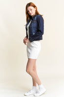 (PRE PACK) Destructed Classic Denim Jacket EJ2051