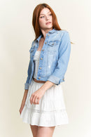 (PRE PACK) Classic Destructed Denim Jacket EJ2053