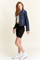 (PRE PACK) Destructed Regular Fit Denim Jacket EJ2058