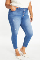 (OPEN PACK) Plus size High Rise Ankle Skinny Jeans WEP3310XL