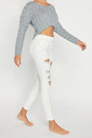 (PRE PACK) High Rise Heavily Destructed Ankle Skinny Jeans EP3410