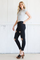 (PRE PACK) High Rise Ankle Skinny Jeans in Faded Wash EP3411
