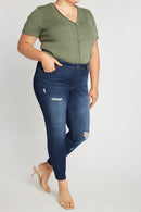 (PRE PACK) Plus size Destructed Push Up Skinny Jeans EP3488XL