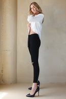 (PRE PACK) 2 Button Waist Band Ankle Skinny Jeans EP3492