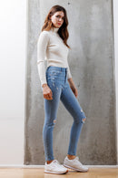 (OPEN PACK) High Rise Destructed Skinny Jeans WEP3529